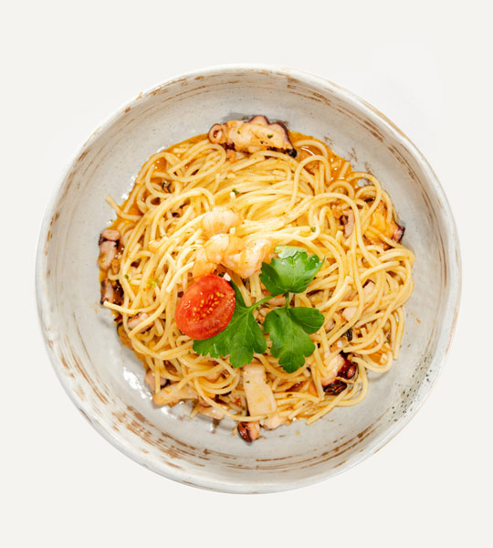 Spaghetti alla mediterranea